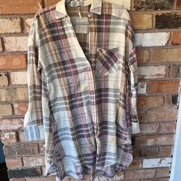 Free People Shirt Dress - Picture 10 of 11